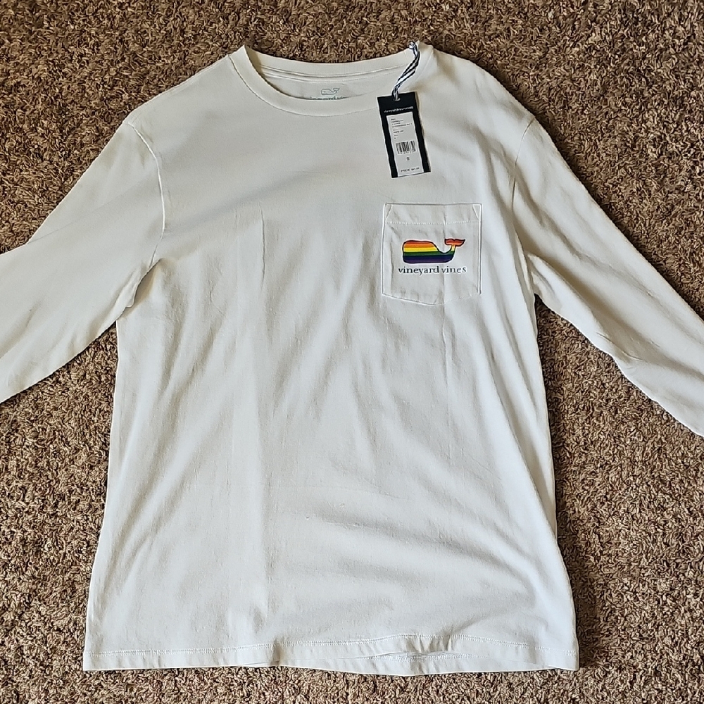 Vineyard Vines White Long Sleeve Shirt
